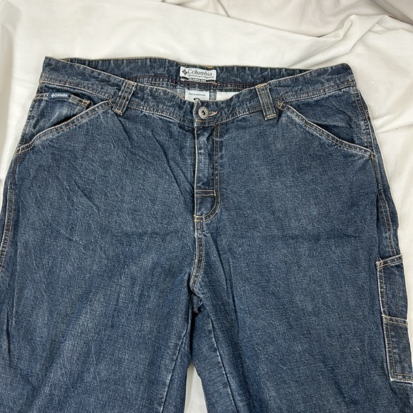 Columbia Straight Leg Dark Denim Jeans Size 14 - Picture 3 of 9